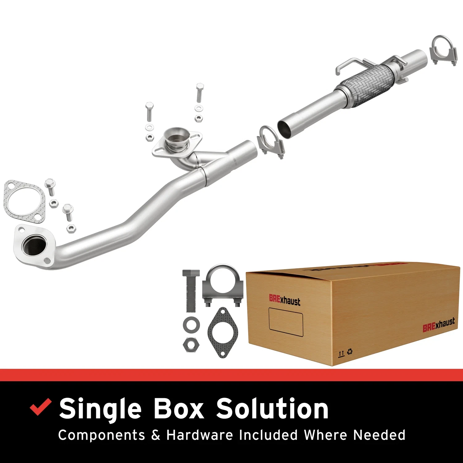 2011-2014 Ford Edge Direct-Fit Front Pipe Kit 107-0180